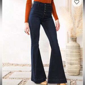 KanCan Ultra High Rise Flare Stretch Jean